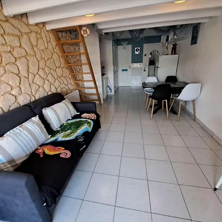 Studio Mezzanine Pour 4 A Marseillan Avec Parking Prive, Tv Et Cuisine Equipee - Fr-1-326-783 *